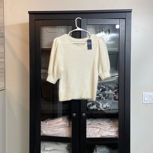 Puff sleeve sweater Abercrombie and Fitch NWT Soft A&F collection
